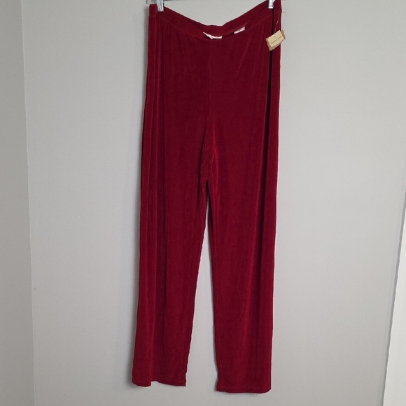 Coldwater Creek Burgundy Pants Made in USA - Picture 6 of 10